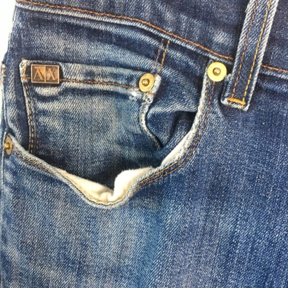 ARMANI EXCHANGE J130 Ultra Slim Distressed Jeans - Picture 5 of 9